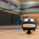 Volleyball on court